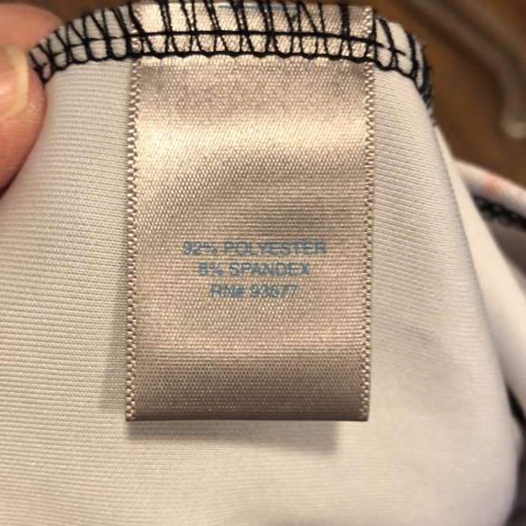 Belle Sky dress women's Large L sleeveless polyester abstract floral EUC - Picture 7 of 7